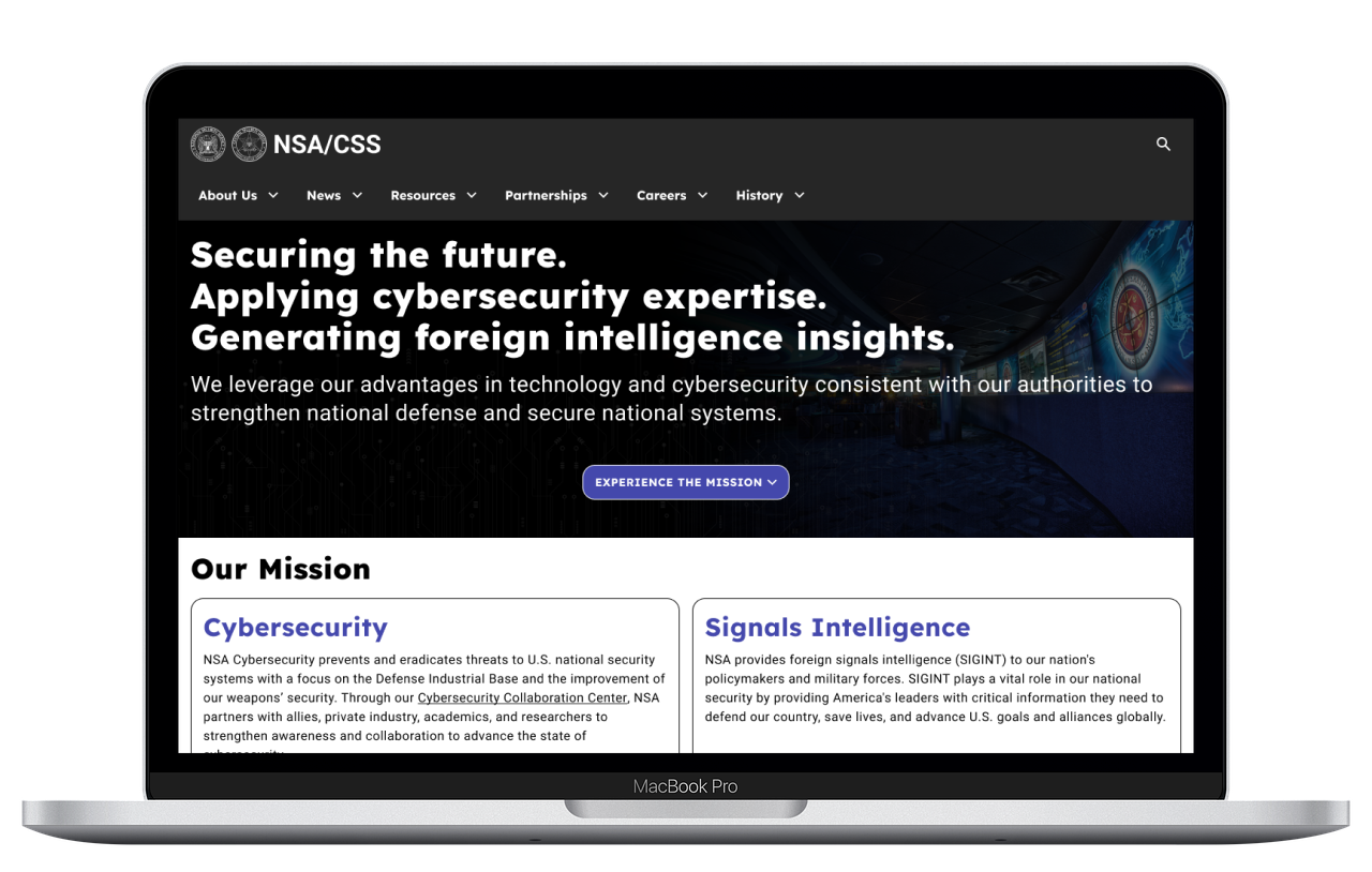 Preview of NSA Website Redesign